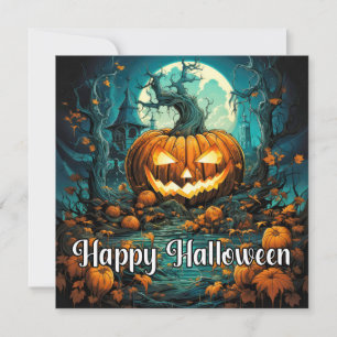 Nefarious Glowing Pumpkin After Dark  Card