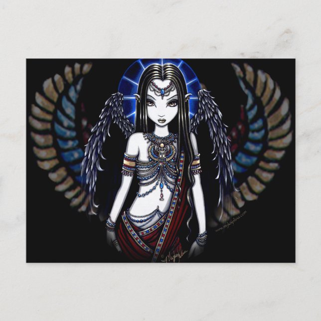 Nefertari Angelic Egyptian Goddess Postcard (Front)