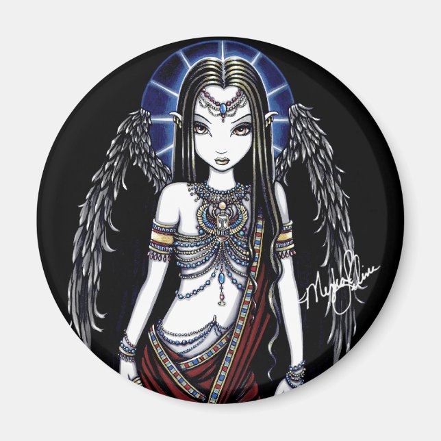 Nefertari Égypte Angel Magnet (Devant)