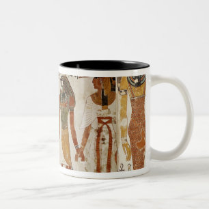 Nefertari is brought before the god Two-Tone coffee mug