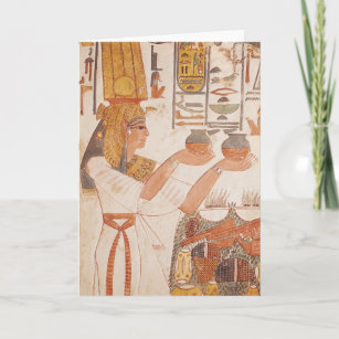 Nefertari Making an Offering Card
