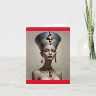 Nefertiti art thank you card