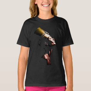 Nefertiti Egyptian Queen Minimalist Portrait T-Shirt