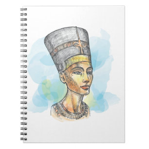 Nefertiti Illustration Notebook