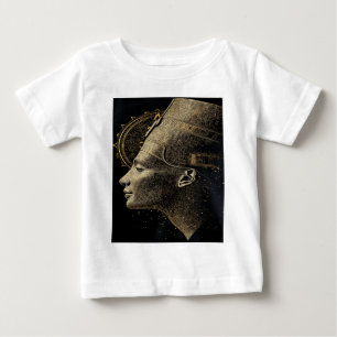 Nefertiti Modern Silhouette Line Art Baby T-Shirt