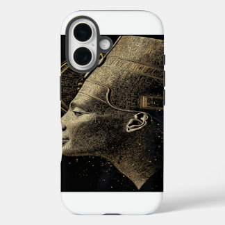 Nefertiti Modern Silhouette Line Art iPhone 16 Case