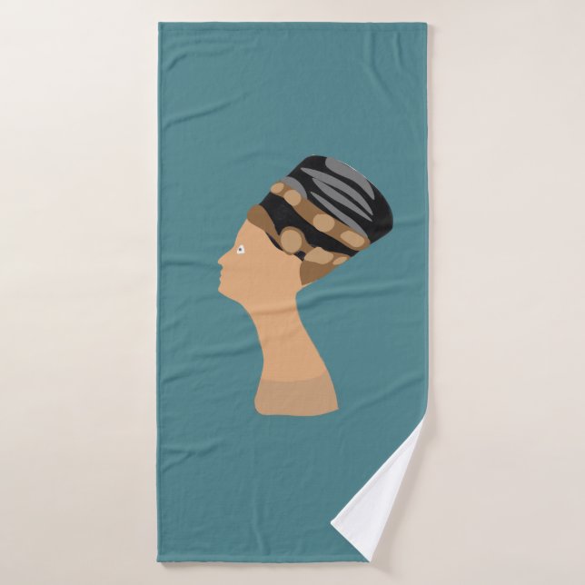 Nefertiti, reine d'Égypte (Serviette de bain)