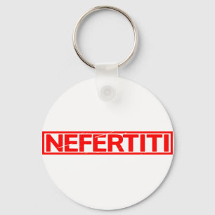 Nefertiti Stamp Keychain