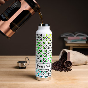 Negative Gamepad by Kenneth Yoncich Water Bottle