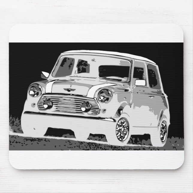 Negative Mini Pad Mouse Pad (Front)