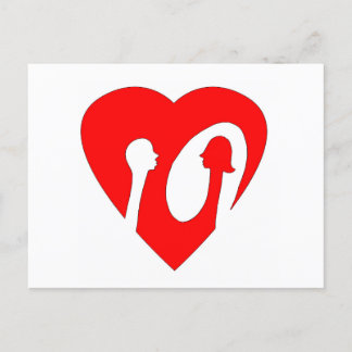 Negative Spaced Out Postcard