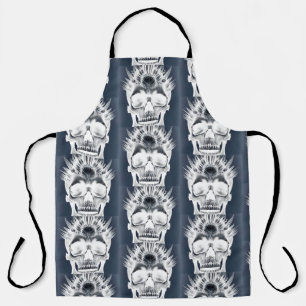 Negative Tribal Skull Apron