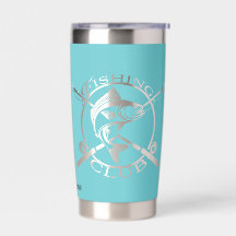 Negitive space Bass fishing club logo, Custom area