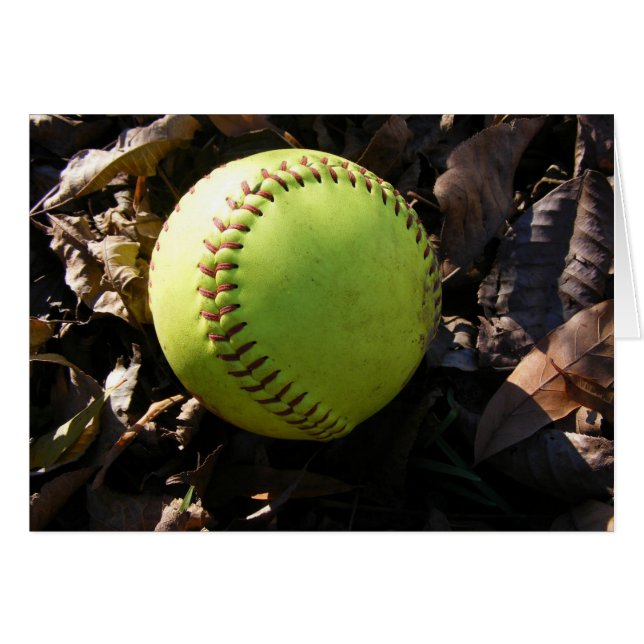 Neglected Softball Card (Front Horizontal)