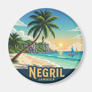 Negril Jamaica Beach Magnet