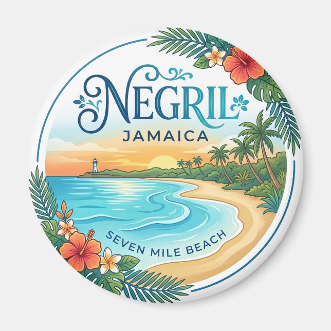 Negril Jamaica Magnet (Front)