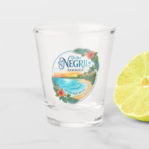 Negril Jamaica Shot Glass