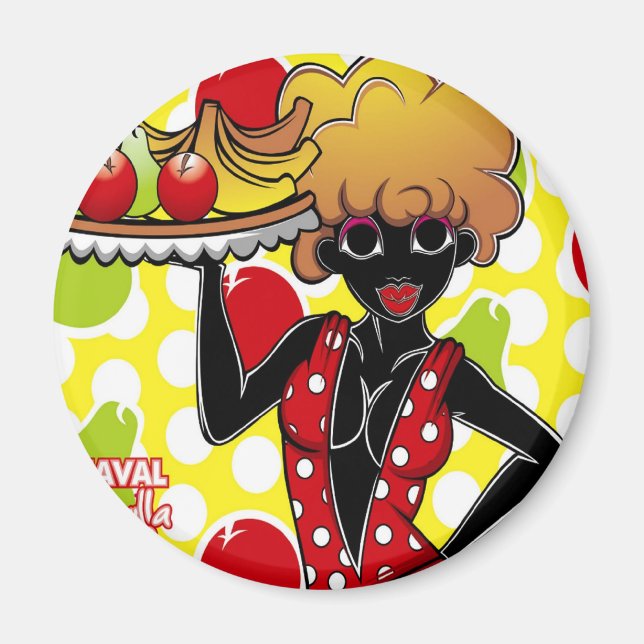negrita puloy frutas magnet (Front)