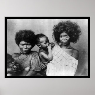 Negrito Women Philippines 1898 Poster