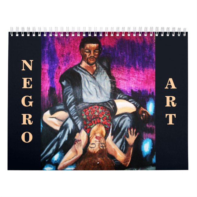 NEGRO ART  CALENDAR (Cover)