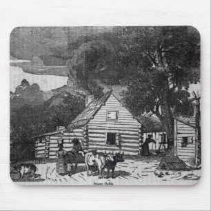 Negro Cabin Mouse Pad