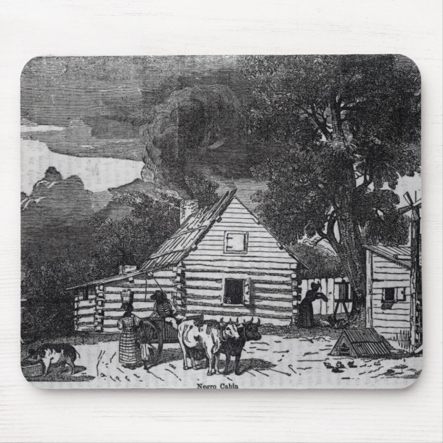 Negro Cabin Mouse Pad (Front)