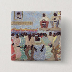 Negro Dance 2 Inch Square Button