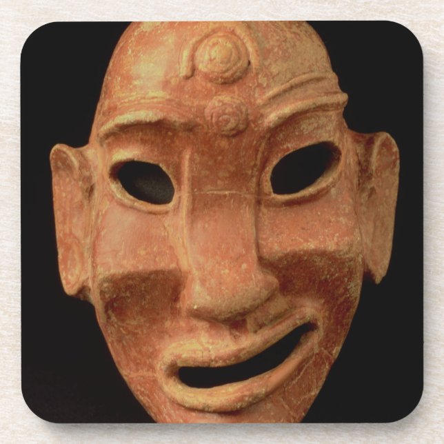 Negroid mask from Carthage, 7th-6th century BC (te Coaster (Front)