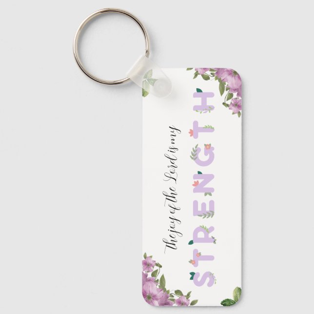 Nehemiah 8:10 Keychain (Front)