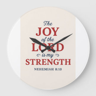 Nehemiah 8:10  large clock