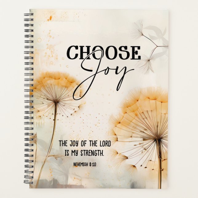 Néhémie 8:10 Joie du Seigneur Bible Dandelion (Devant)