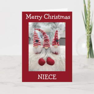 **NEICE** JOYEZ NOËL DE LA CARTE DE VACANCES GNOME