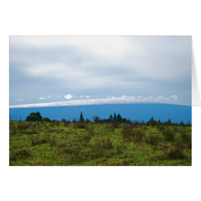 Neige à Hawaii - Mauna Loa (Devant horizontal)