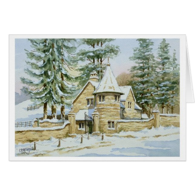 Neige à la porte de loge de Stowell (Devant horizontal)