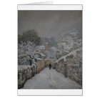 Neige à Louveciennes par Alfred Sisley