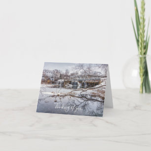 Neige Au Barrage Finley Penser À Votre Carte
