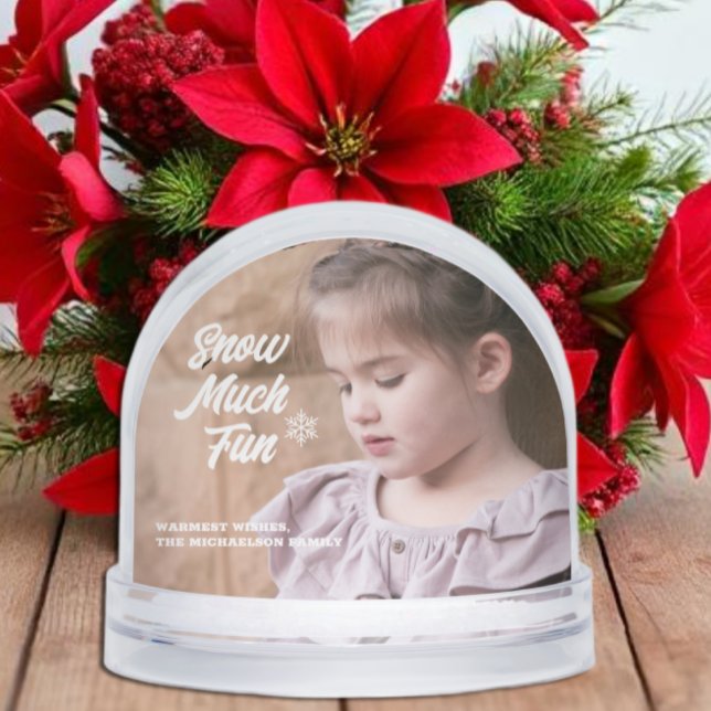 Neige beaucoup amusant Enfants Photo Noël (Créateur téléchargé)