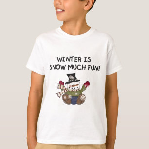 Neige beaucoup amusant Snowman Tshirts et cadeaux