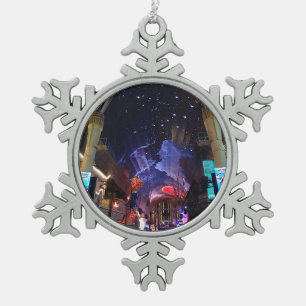 Neige Centre-ville de Las Vegas #6 Ornement de flocon de