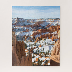 Neige dans le canyon de Bryce - 1 puzzle