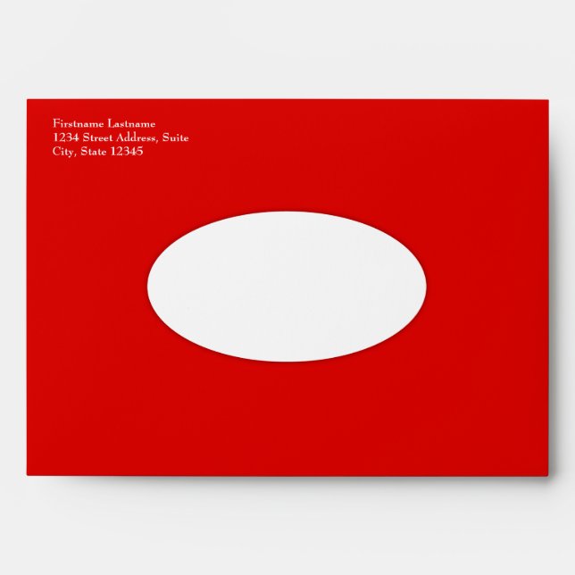 Neige Deerie - enveloppe faite sur commande pour (Devant)