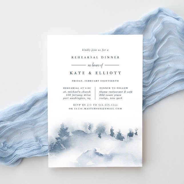 Neige | Invitation au dîner de répétition d'hiver (Créateur téléchargé)