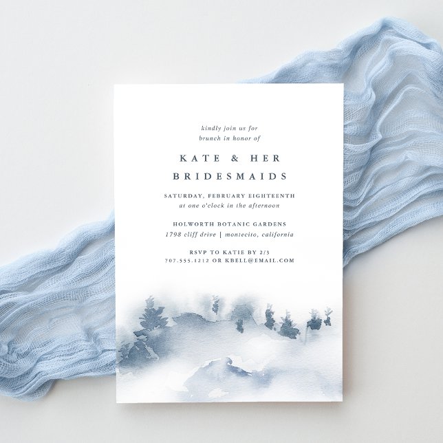 Neige | Invitation de Brunch pour femmes d'hiver (Créateur téléchargé)
