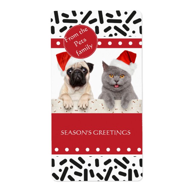 Neige - Noël Stationnaire et cadeaux (Devant)