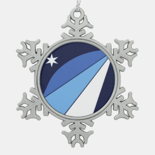 Neige Ornement de flocon d'eau douce avec Columbia, SC