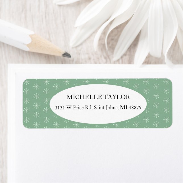 Neige rustique Sur Vert (En situation)