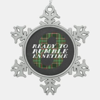 Neige Type 8 ornement drôle d'Enneagram de flocon de