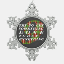 Type 9 ornement drôle d'Enneagram de flocon de