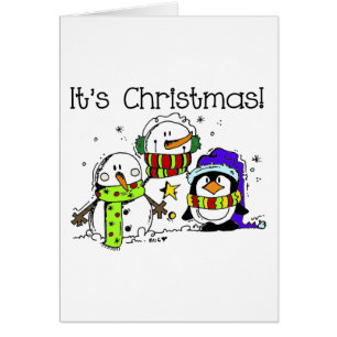 Neiges et pingouins C'est Noël