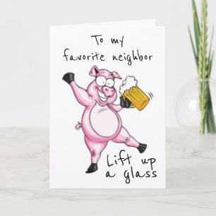 **NEIGHBOR** READY TO CELEBRATE **BIRTHDAY** CARD